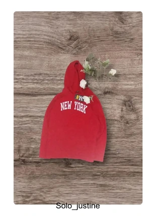 Hoodie à capuche NYC taille M rouge streetwear, brand: NYC, condition: New with tags, size: M, €12.00, €13.30 includes Buyer Protection