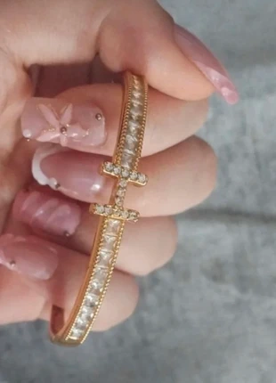 Bracelet en acier inoxydable doré, marque: Tendance, état: Neuf sans étiquette, 8,50 €, 9,63 € Protection acheteurs (Pro) incluse