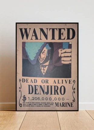 Affiche avis de recherche Denjiro One Piece Wanted Prime Bounty, marca: OnePiece, estado: Muy bueno, 7,00 €, 8,05 € Protección al comprador Pro incluida