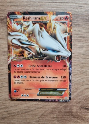 Carte Pokemon Reshiram EX promo BW36, marque: Pokémon, état: Très bon état, 7,00 €, 8,05 € Protection acheteurs incluse