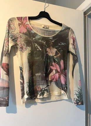 haut manches longues bohème année 2000, marque: Pablo de Gerard Darel, état: Neuf sans étiquette, taille: M / 38 / 10, 16,00 €, 17,50 € Protection acheteurs incluse