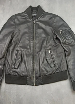 Veste en Cuir Redskins Gris Noir Femme L, marque: Redskins, état: Très bon état, taille: L / 40 / 12, 68,00 €, 72,10 € Protection acheteurs incluse