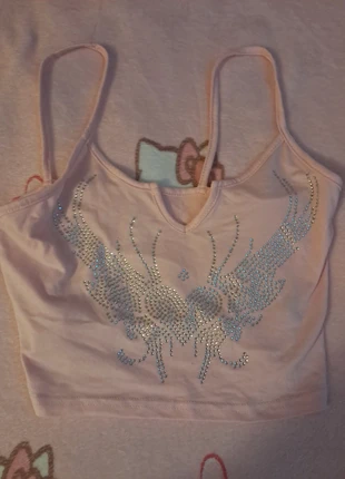 Cute pink crop top, brand: Romwe, condition: New without tags, size: S / UK 8-10, £5.00, £5.95 includes Buyer Protection