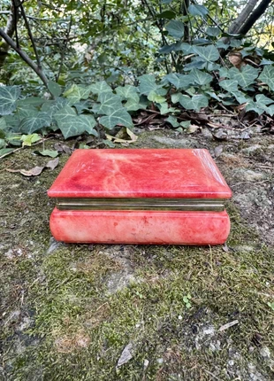 Boite à bijoux en onyx rouge italie années 1960, brand: boîte à bijoux en onyx vintage, condition: Good, €45.00, €47.95 includes Buyer Protection Pro