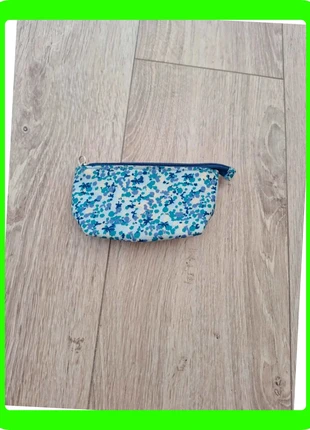 Porte-Monnaie Fleuri Bleu – Très Bon État – 1€, état: Très bon état, 1,00 €, 1,75 € Protection acheteurs (Pro) incluse