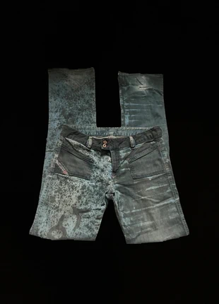 washed flared/ bootcut jeans upcycling y2k, brand: Diesel, condizioni: Buone, taglia: M / IT 42 / EU 38, €40.00, €42.70 include la Protezione acquisti