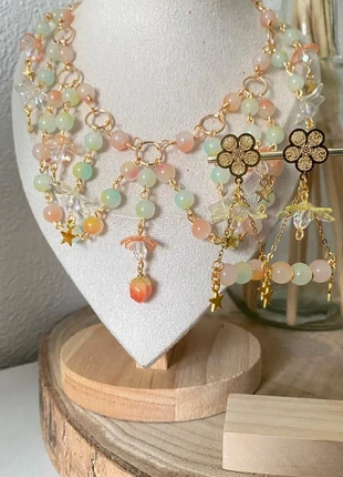 Fairycore jewelery set, marke: COQUETTE, zustand: Neu, 24,00 €, 25,90 € inklusive Vinted-Käuferschutz