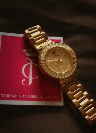 Montre Juicy Couture Doré Rose – Cristaux – Bracelet Acier 22 cm – Pile Neuve, brand: Juicy Couture, condition: Very good, size: One size, €55.00, €58.45 includes Buyer Protection