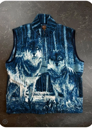 Veste polaire vintage sans manche motif loup 70s 80s 90s Taille XXL, marque: Vintage Dressing, état: Très bon état, taille: XXL, 17,00 €, 18,55 € Protection acheteurs (Pro) incluse
