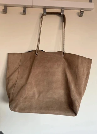 Sac à mains/ Sac Cabas/ Sac Fourre-tout Grand Format Gaby Sézane, en Daim, Marron, brand: Sézane, condition: Very good, €123.00, €129.85 includes Buyer Protection
