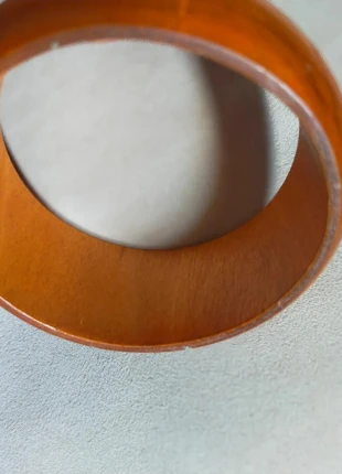 Bracelet jonc vintage en bois miel – style naturel, marca: Vintage, estado: Muito bom, €13.00, €14.35 inclui Proteção do Comprador Pro