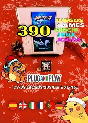 Tarjeta/Cartucho con 390 Juegos DS · Multilingüe, état: Neuf sans étiquette, 25,00 €, 26,95 € Protection acheteurs incluse