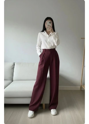 Pantalon de costume bordeaux, marque: Glamour, état: Très bon état, taille: S / 36 / 8, 28,00 €, 30,10 € Protection acheteurs (Pro) incluse