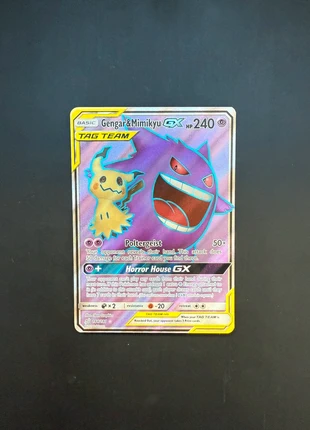 Gengar & Mimikyu GX Pokémon, marke: Pokémon, zustand: Neu, 275,00 €, 288,95 € inklusive Vinted-Käuferschutz
