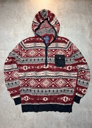 Pull-over d’hiver vintage à motifs | Taille XL | Couleur Rouge/Bordeaux, marca: Vintage, estado: Muito bom, tamanho: XL, €12.00, €13.30 inclui Proteção do Comprador