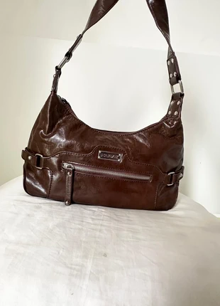 sac à main marron en cuir/ sac épaule souple / style vintage, condition: Very good, €29.00, €31.15 includes Buyer Protection