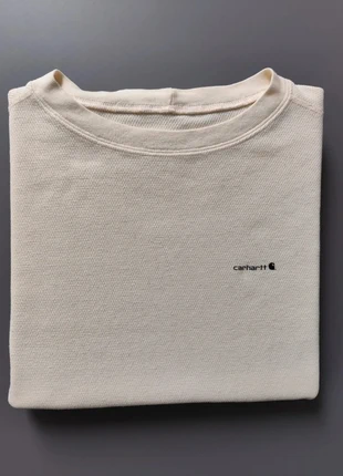 Pull col rond Carhartt en nid d'abeille 100% coton crème logo brodé Taille M en très bon état, marca: Carhartt, estado: Muy bueno, tamaño: M, 30,00 €, 32,20 € Protección al comprador incluida