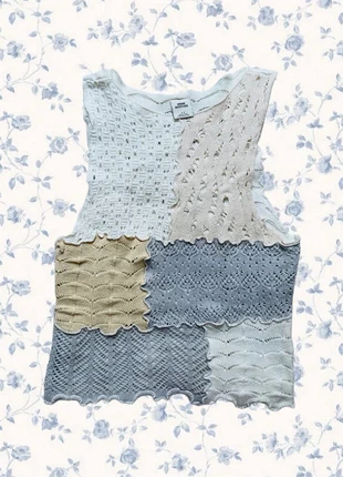 MoriKei Pastel Crochet Top, marque: Urban Outfitters, état: Très bon état, taille: XS / 34 / 6, 10,00 €, 11,20 € Protection acheteurs incluse