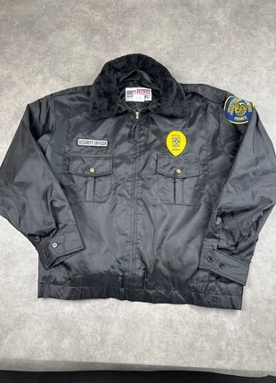 Veste de sécurité noire taille L homme en nylon police usa guard workwear de travail - JAC0686, brand: WORKWEAR, condizioni: Ottime, taglia: L, €19.99, €21.69 include la Protezione acquisti Pro