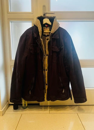 Gefütterte Winterjacke Blau/Grau, marque: Camp David, état: Très bon état, taille: XXXL, 26,00 €, 28,00 € Protection acheteurs incluse