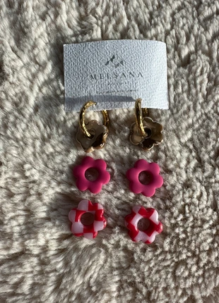 Lot 3 paires de boucles d’oreilles interchangeables faites main en pâte polymère neuves, zustand: Neu, mit Etikett, 20,00 €, 21,70 € inklusive Vinted-Käuferschutz