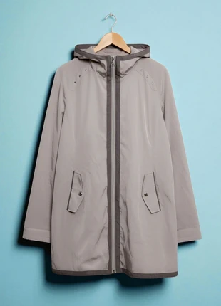 Danwear – Premium & Elegant Beige & White Jacket with Zipped Front & Front Pocket – 46 👒👠, marque: Vintage Dressing, état: Très bon état, taille: XXXL / 46 / 18, 49,90 €, 53,10 € Protection acheteurs incluse