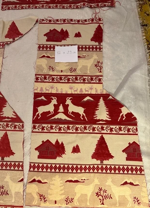 Coupon de tissu réversible montagne - 8 pièces, merk: Coton, staat: Nieuw zonder prijskaartje, € 6,00, € 7,00 inclusief Kopersbescherming