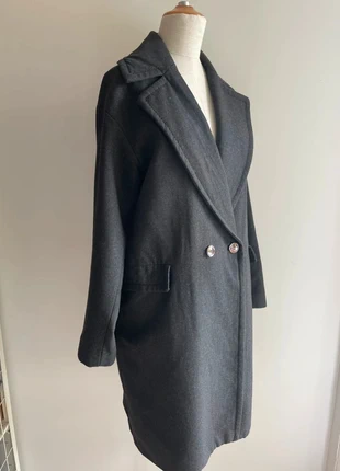 Manteau gris anthracite à grand col H&M T.38, brand: H&M, condizioni: Buone, taglia: M / IT 42 / EU 38, €20.00, €21.70 include la Protezione acquisti