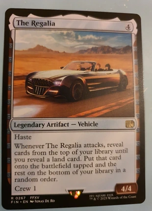 Carte Magic Final Fantasy The Regalia, brand: Magic: The Gathering, condition: New without tags, €1.00, €1.75 includes Buyer Protection
