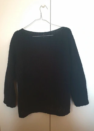 Jersey de punto en color negro., marca: Made In Italy, estado: Muy bueno, tamaño: S / 36 / 8, 5,00 €, 5,95 € Protección al comprador incluida