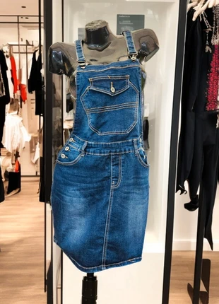 Robe salopette en jean bleu au style à la fois féminin, moderne et intemporel,, marke: DND Jeans, zustand: Sehr gut, größe: M / 38 / 10, 14,00 €, 15,40 € beinhaltet Vinted-Käuferschutz Pro