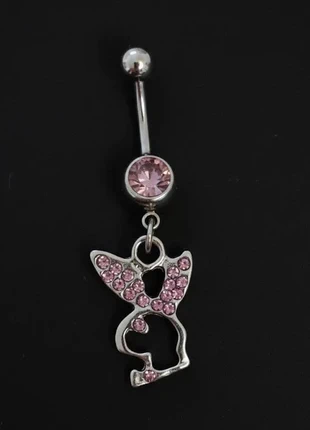Piercing Bijoux Nombril corps Lapin Playboy Acier Inoxydable Violet Strass mode Tendance, brand: Playboy, condition: New with tags, €6.97, €8.02 includes Buyer Protection Pro