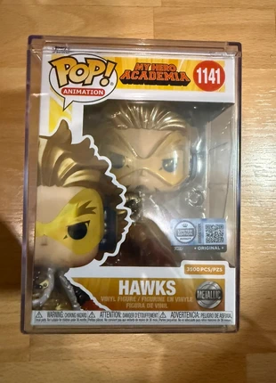 Funko Pop! Hawks 1141 My Hero Academia Metallic, brand: Funko Pop, condizioni: Nuovo senza cartellino, taglia: Prematuri, fino a 44 cm, €58.00, €61.60 include la Protezione acquisti