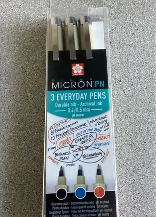 Set de 3 rotuladores Sakura Pigma Micron PN, marque: SAKURA, état: Neuf, 7,00 €, 8,05 € Protection acheteurs incluse
