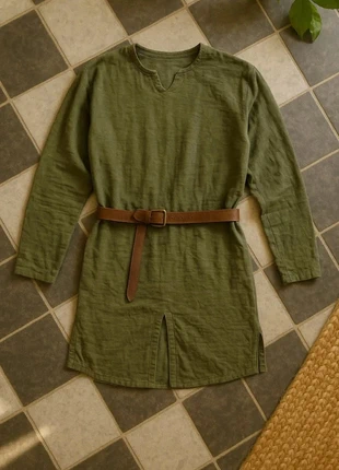 Tunique Verte Longue – Bohème / Casual Chic / Vintage / Nature, brand: Maison Lysandre, condition: Very good, size: M / 38 / 10, €44.99, €47.94 includes Buyer Protection Pro