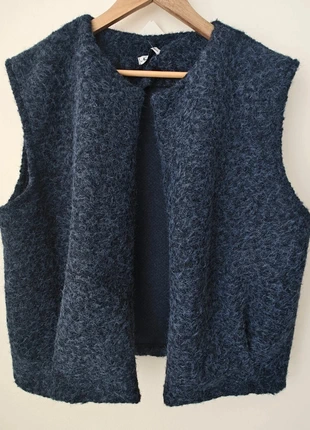 Gillet sans manche avec poches 20 %laine, marca: Boutique Parisienne, estado: Muito bom, tamanho: M / 38 / 10, €14.00, €15.40 inclui Proteção do Comprador