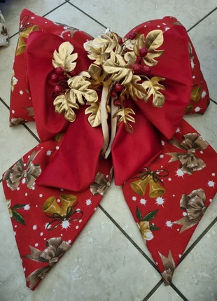 Fiocco doppio fuoriporta natalizio, brand: Mano, condizioni: Nuovo con cartellino, €12.00, €13.30 include la Protezione acquisti