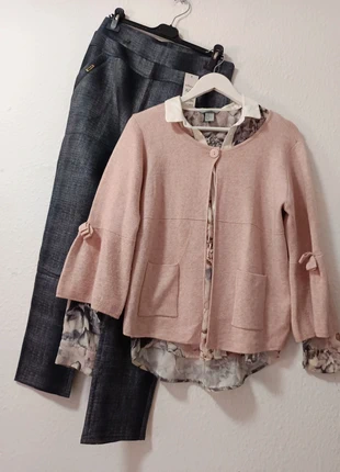 Pantalón elástico efecto vaquero térmico nuevo XL/2XL invierno elegante, merk: Local, staat: Nieuw met prijskaartje, maat: XXL / 44 / 16, € 12,00, € 13,30 inclusief Kopersbescherming