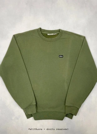 Pull Obey Vert kaki coupe Large Crew Neck Oversize Sweatshirt - Taille M #1515, brand: Obey, condition: Good, size: M, €39.00, €41.65 includes Buyer Protection Pro