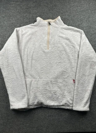 Polaire à zip The North Face molletonné blanc, marca: The North Face, estado: Bom, tamanho: XL / 42 / 14, €24.95, €26.90 inclui Proteção do Comprador