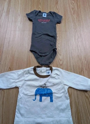 Lot bb5 Ensemble Petit Bateau Body manches courtes & t-shirt manches longues 3 mois tbe, marque: Petit Bateau, état: Très bon état, taille: 1-3 mois / 56 cm, 3,20 €, 4,06 € Protection acheteurs (Pro) incluse