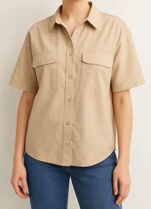 Chemisette beige Primark XL, marque: Primark, état: Très bon état, taille: XL / 42 / 14, 10,00 €, 11,20 € Protection acheteurs incluse