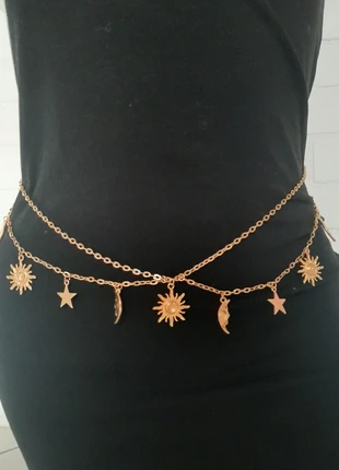 Ceinture soleil lune étoile, condition: New without tags, size: Adjustable, €14.00, €15.40 includes Buyer Protection Pro