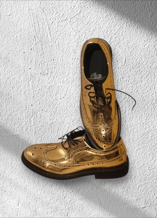 Derby brogues dorées – neuves – pointure 40/40.5, marca: dressing kaciope, estado: Muito bom, tamanho: 40, €20.00, €21.70 inclui Proteção do Comprador