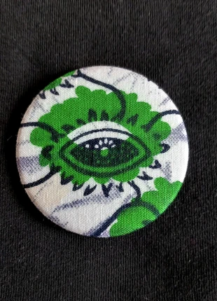 Broche tissu oeil, merk: Creatrice, staat: Nieuw met prijskaartje, € 4,50, € 5,43 inclusief Kopersbescherming
