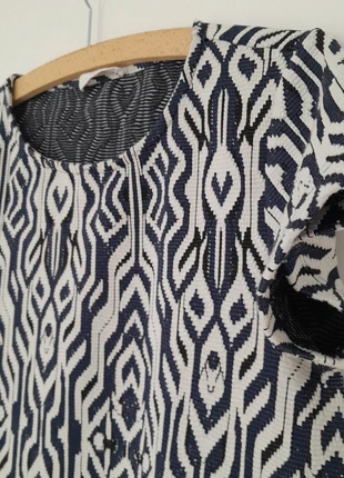 Blau-weißes Casualkleid von Mango, marque: Mango, état: Très bon état, taille: M / 38 / 10, 7,00 €, 8,05 € Protection acheteurs incluse