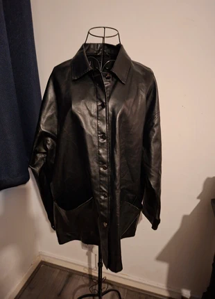 Shein Black Faux Leather Jacket. Size M, brand: Shein, condition: Very good, size: M, £5.00, £5.95 includes Buyer Protection