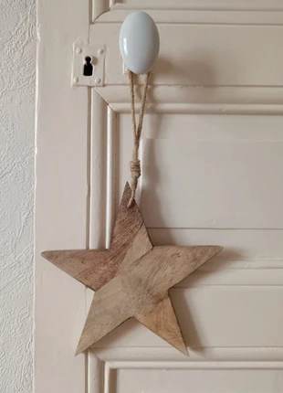 Lots de 2 étoiles décoratives en bois, marca: Inconnu, estado: Novo sem etiquetas, €3.00, €3.85 inclui Proteção do Comprador