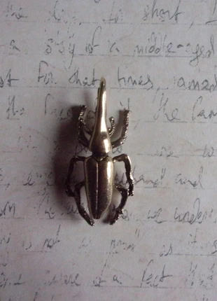 Scarabée Insecte Animal Laiton Miniature modélisme maquette déco mignon diorama cabinet curiosité, condition: Very good, size: One size, €3.50, €4.38 includes Buyer Protection Pro