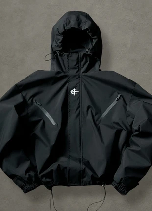 Veste noir technique | Y2K Streetwear, marke: y2k, zustand: Neu, größe: M, 44,90 €, 47,85 € inklusive Vinted-Käuferschutz